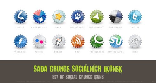 social-grunge-icons